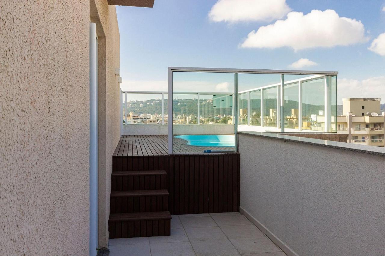 501-3 Cdeal - Cobertura com piscina privativa 3 dorms até 6 pessoas Appartamento Bombinhas Esterno foto