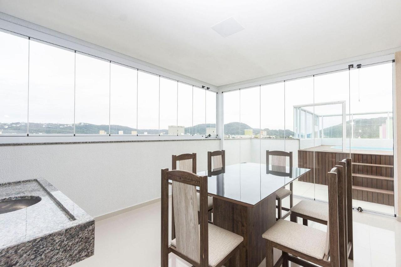 501-3 Cdeal - Cobertura com piscina privativa 3 dorms até 6 pessoas Appartamento Bombinhas Esterno foto